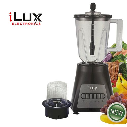 Ilux Blender - LX-378 - 300 W - Bol 1.5 L - Noir Ilux Blender - LX-378 - 300 W - Bol 1.5 L - Noir